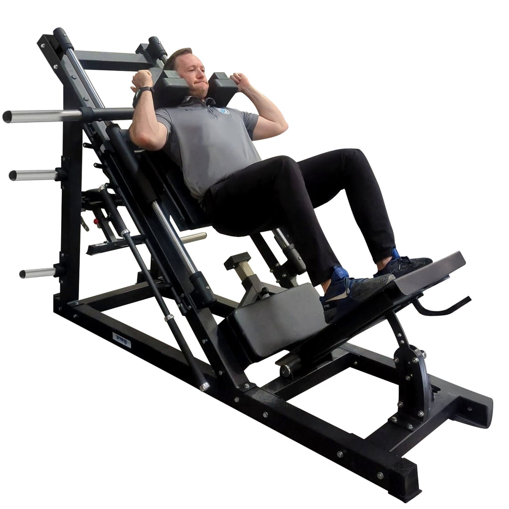 Plate Loaded 45° Leg Press & Hack Squat Machine (New)
