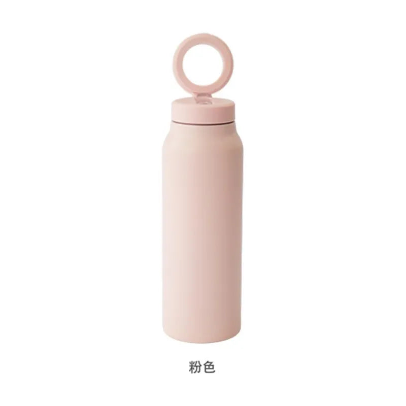 Painted Sports Thermos 24oz Vacuum Flask with Magnetic Phone Rack | Stainless Steel Water Bottle