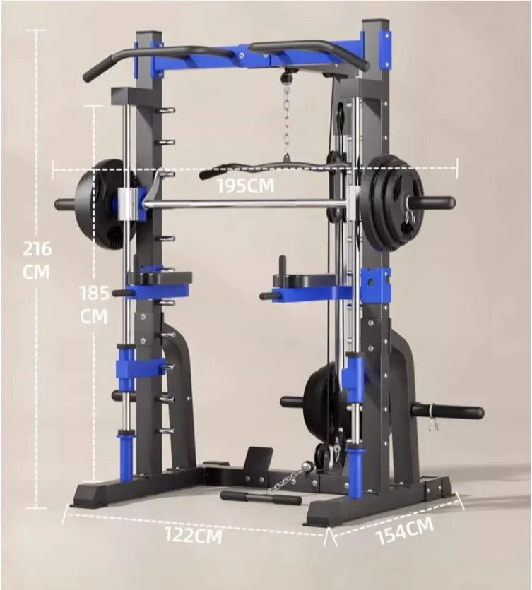 Smith Machine Power Rack – Multi-Function Home Trainer